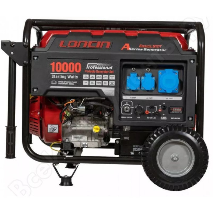 Генератор бензиновый Loncin LC10000DAS 8 кВт (LC10000DA)