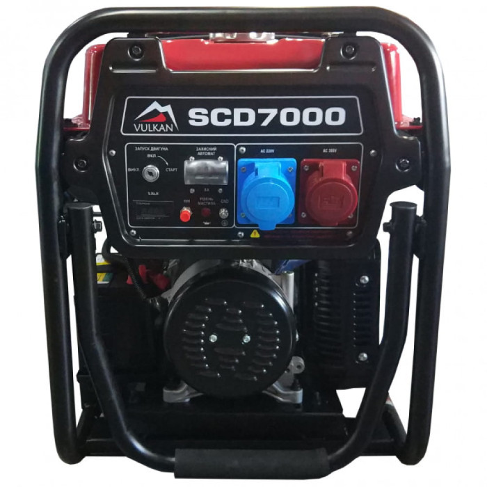 Генератор дизельный 5 кВт Vulkan SCD7000TЕ (34415)