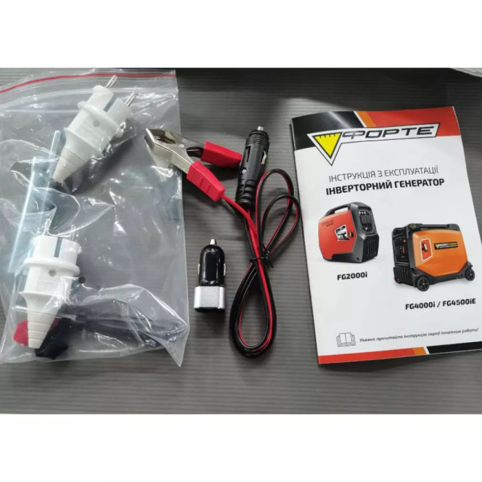 Генератор інверторний FORTE FG4500iE, ном. потужн. 3,6 кВт (130544)
