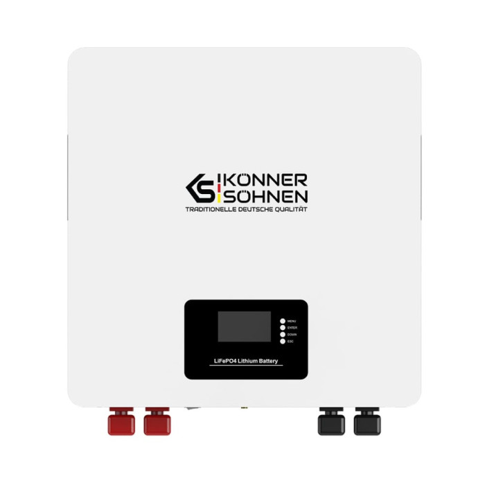 Літій-залізо-фосфатна акумуляторна батарея Konner & Sohnen KS LB 24–100