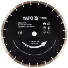 Диск алмазный сегментный по бетону YATO YT-60003 350x25,4 мм. t= 3,4 мм, к YT-84820