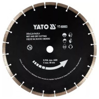 Диск алмазный сегментный по бетону YATO YT-60004 400x25,4 мм. t= 3,6 мм, к YT-84820