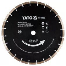 Диск алмазный сегментный по бетону YATO YT-60004 400x25,4 мм. t= 3,6 мм, к YT-84820