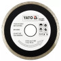 Диск алмазний суцільний YATO YT-6012 115x5,3x22,2 мм. H= 2,1 мм. для мокрої різки