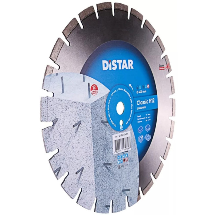 Круг алмазний Distar Classic-H12 404x3,5x25,4 (12185004121)