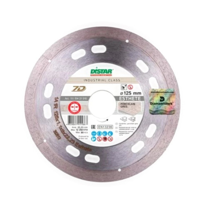 Круг алмазний для керамограніту Distar Esthete 1A1R 115x1,1x8x22,23 (11115421009)