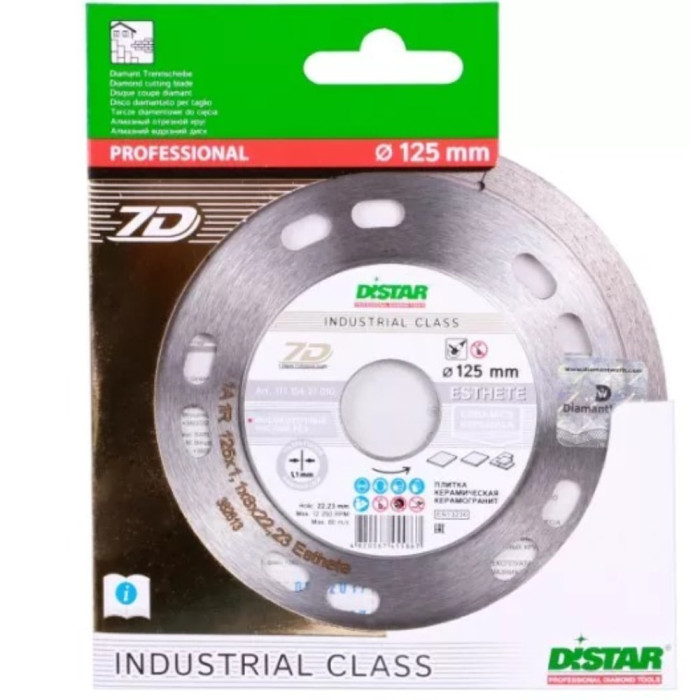 Круг алмазний для керамограніту Distar Esthete 1A1R 115x1,1x8x22,23 (11115421009)