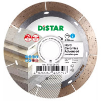 Круг алмазный для керамогранита Distar Hard ceramics Advanced 1A1R 115x1,6x10x22,23 (11115528010)
