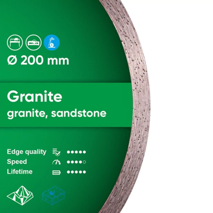 Круг алмазний для плиткоріза Distar Granite 1A1R 200x1,6x10x25,4 (11120034015)