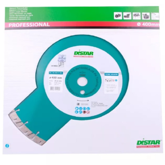 Круг алмазний по бетону Distar 400x25,4 Technic Advanced (14320347026)