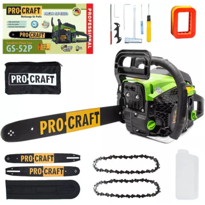 Бензопила PROCRAFT GS-52P NEW (600521)