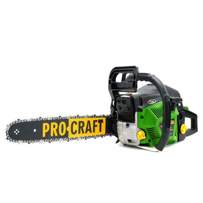 Бензопила Procraft GS50/2, 2 шины, 2 цепи - 40, 45 (600502)
