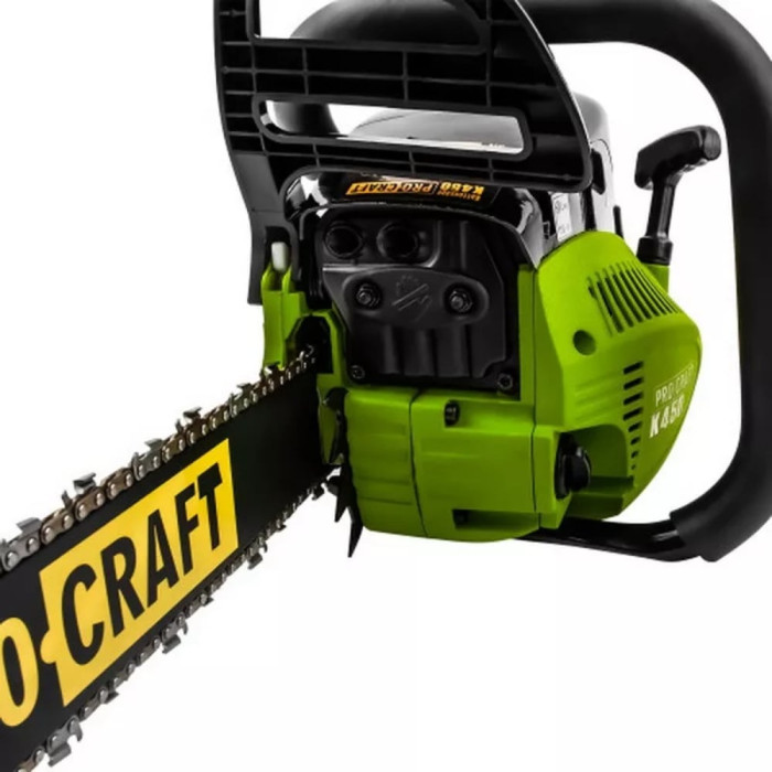 Бензопила Procraft K450 (Шина+цепь 45, шина+цепь 40) (604501)