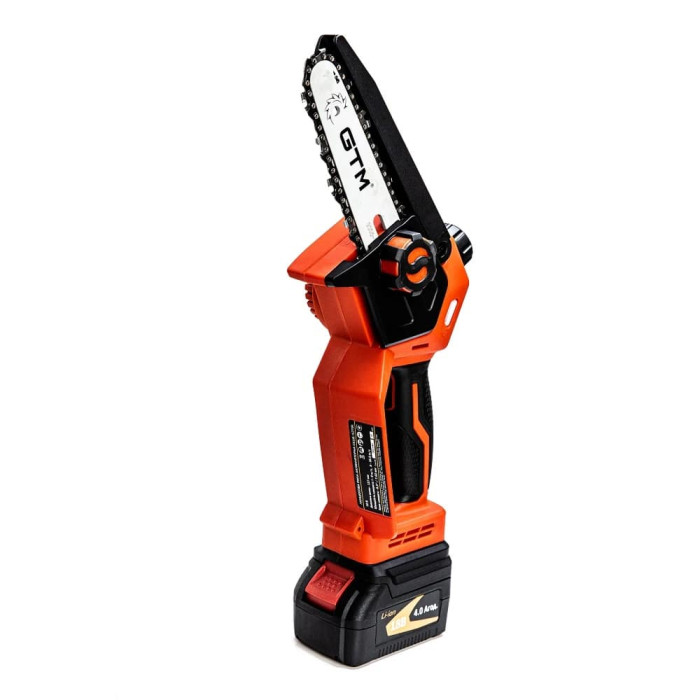Пила цепная аккумуляторная GTM CS18/127BL, шина 12,7см, кейс, КАРКАС (без АКБ и ЗУ) (3516)