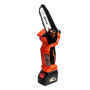 Пила цепная аккумуляторная GTM CS18/127BL, шина 12,7см, кейс, КАРКАС (без АКБ и ЗУ) (3516)