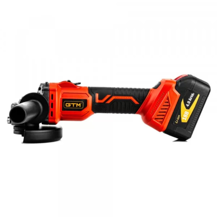 Аккумуляторная болгарка GTM AGC18/125BL бесщёточная (2693)