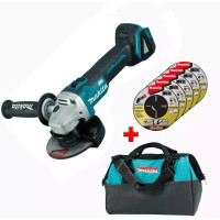 Аккумуляторная болгарка Makita DGA504ZX2 + сумка (без аккумулятора и ЗУ)