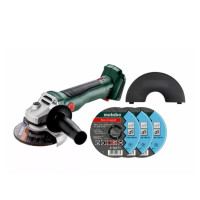 Аккумуляторная болгарка Metabo Set W 18 L BL 9-125 (без АКБ и ЗУ) (691224000)