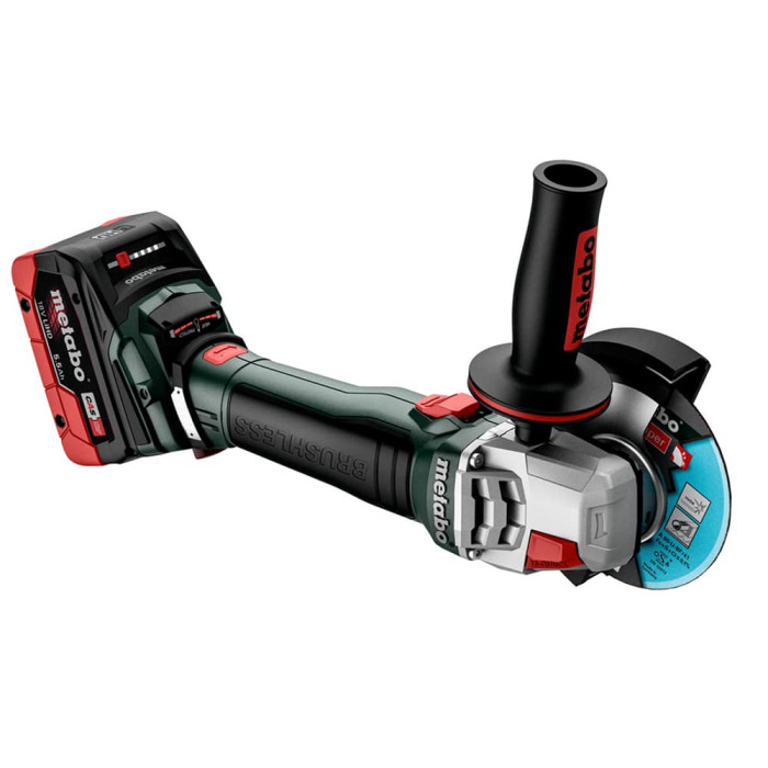 Аккумуляторная угловая шлифмашина безщеточная Metabo WB 18 LT BL 11-125 Quick (2x LiHD 5,5Ah, ASC 145, metaBOX 165 L) (613054660)