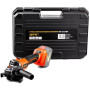 Аккумуляторная угловая шлифмашина GTM AGC18/125BL бесщёточная каркас (без АКБ и ЗУ)