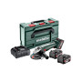 Аккумуляторная угловая шлифмашина Metabo W 18 L 9-125 Quick (3x4,0Ah, ASC 55, metaBOX 165 L) (602249960)