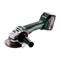 Акумуляторна кутова шліфувальна машина Metabo W 18 L BL 9-125 (2x 4,0Ah, ASC 55, metaBOX 165 L) (602374510)