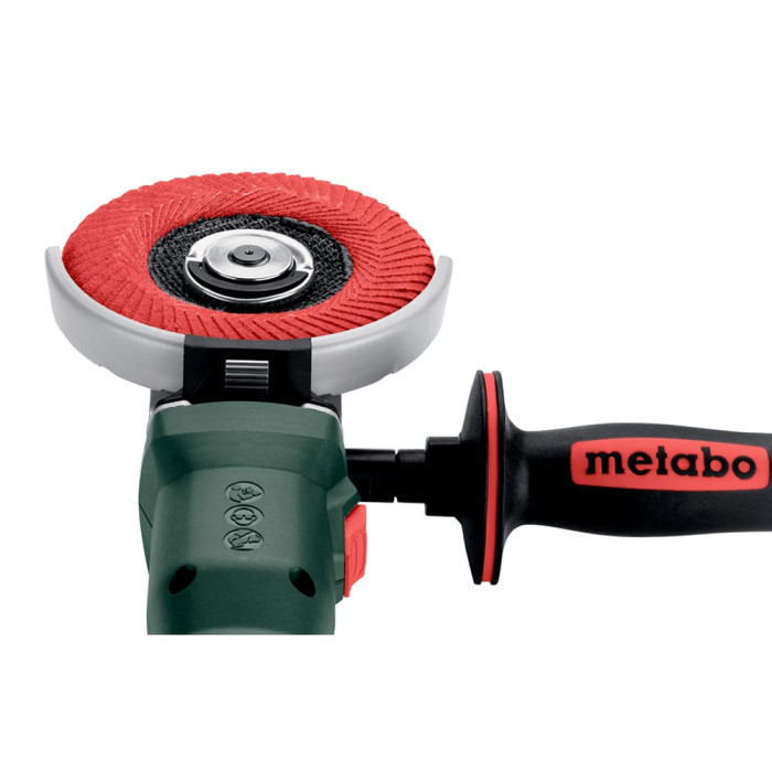 Болгарка акумуляторна з плоским корпусом редуктора Metabo WVBF 18 LT BL 11-125 Quick (601307840)