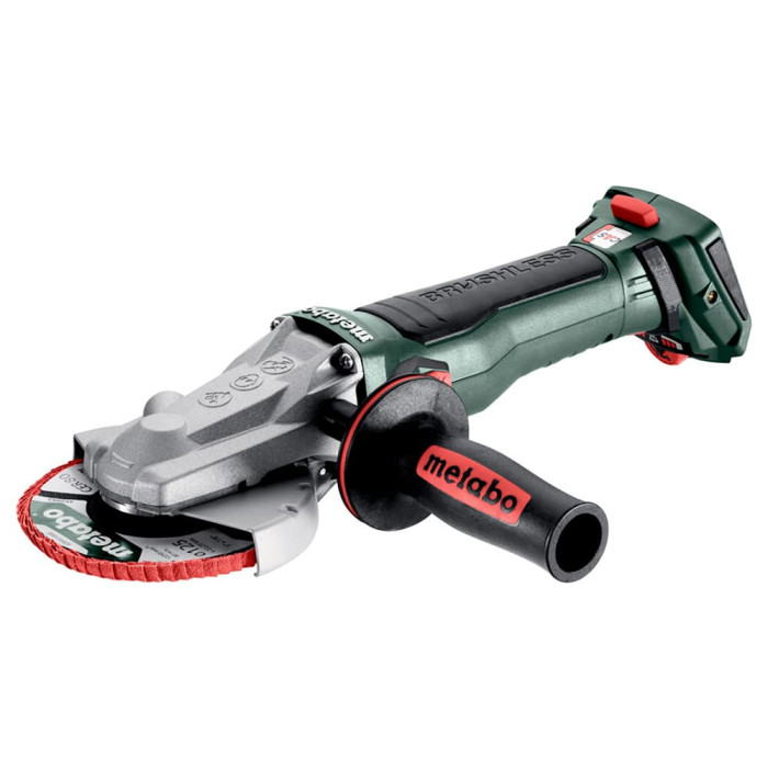 Болгарка акумуляторна з плоским корпусом редуктора Metabo WVBF 18 LT BL 11-125 Quick (601307840)