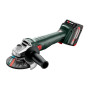 Болгарка аккумуляторная щеточная Metabo W 18 L 9-125 (2x 4,0Ah, ASC 55, metaBOX 165 L) (602247510)