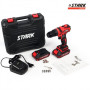 Дриль-шурупокрут акумуляторний, ударний STARK CD-20-2 B Li-Ion, 20В, 65Н.м, 2хАКБ, Кейс (210020110)