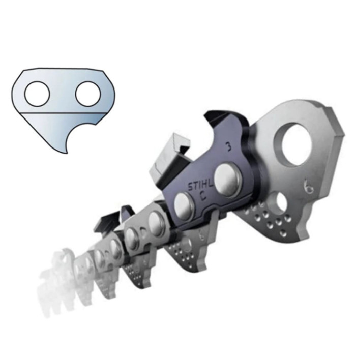 Ланцюг STIHL 63 PM3 Picco Micro, 40 см, 3/8", 1.3 мм, 57 ланок (36360000057)