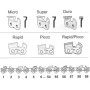 Ланцюг Stihl 71 PM3, 25 см, 1/4", 1,1 мм, 56 зубів (36700000056)