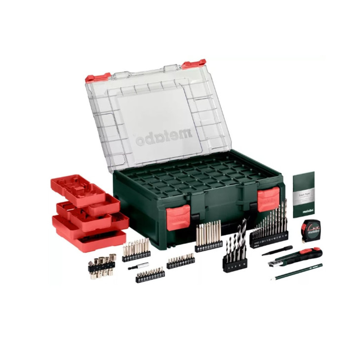Акумуляторний дриль-шуруповерт Metabo BS 18 L BL + 2x2Ah Li-Power; SC 30; Mobile workshop (613155710)