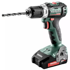 Аккумуляторный шуруповерт Metabo BS 18L BL, 2x2Ah Li-Power; SC 30; metaBOX 145 (613155500)