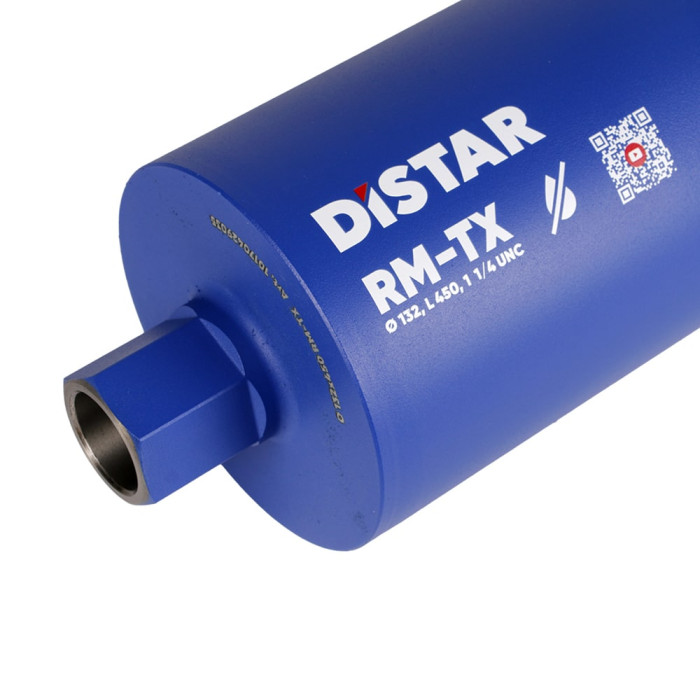 Алмазна коронка для армованого бетону Distar DDS-W 132x450-10x1 1/4 UNC DLD 132 RM-TX, для роботи з мікроударом (10170429035)