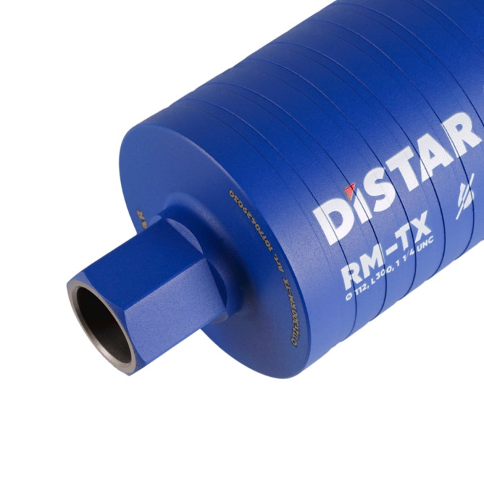 Алмазна коронка для роботи з мікроударом Distar DDS-W 112x300-8x1 1/4 UNC DLD 112 RM-TX (10170429030)