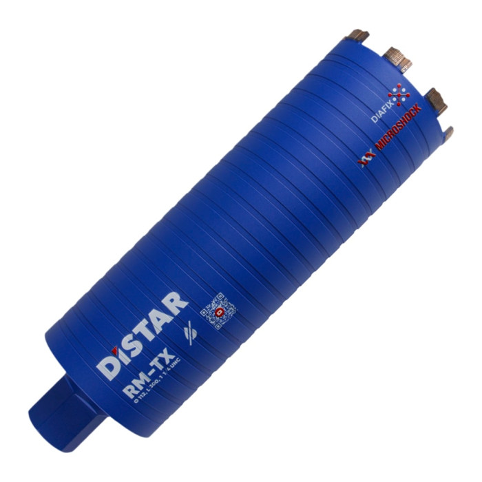 Алмазна коронка для роботи з мікроударом Distar DDS-W 112x300-8x1 1/4 UNC DLD 112 RM-TX (10170429030)