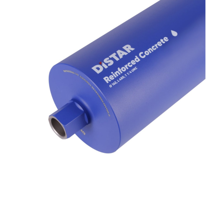 Алмазная коронка по бетону Distar DDS-W 162x450x1 1/4 UNC Reinforced concrete (17903094096)