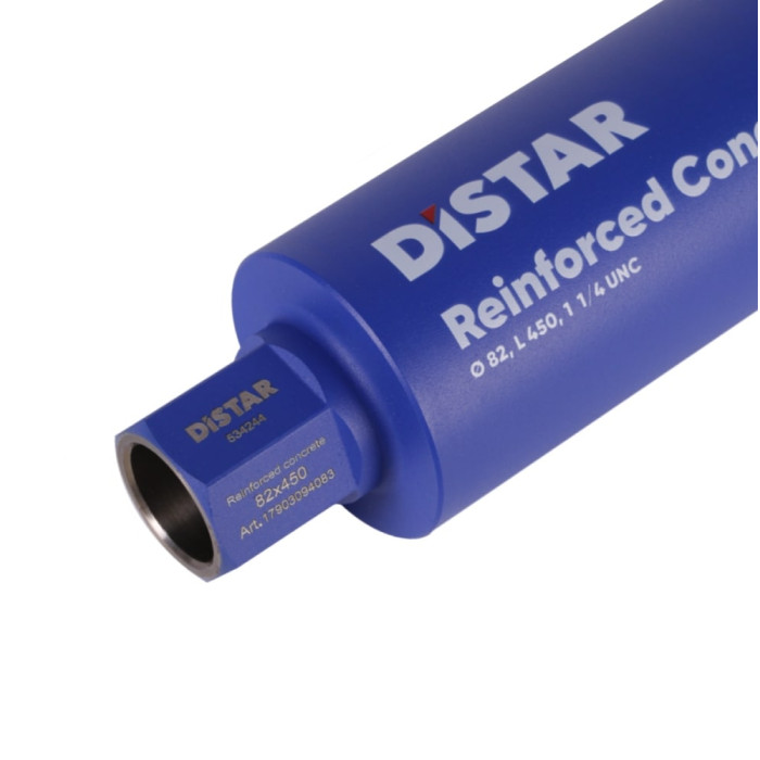 Алмазная коронка по бетону Distar DDS-W 82x450x1 1/4 UNC Reinforced concrete (17903094083)