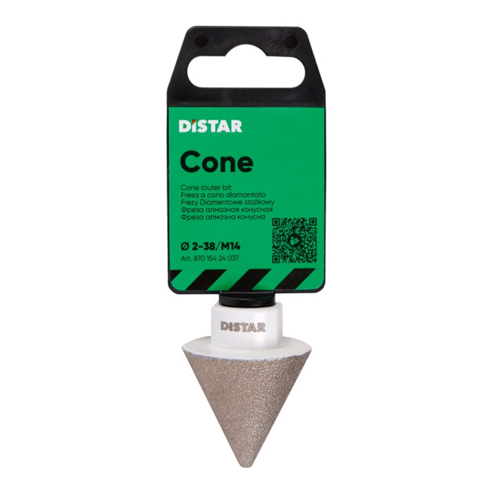 Фреза алмазная Distar конусная Cone 2-38/M14 (87015424037)
