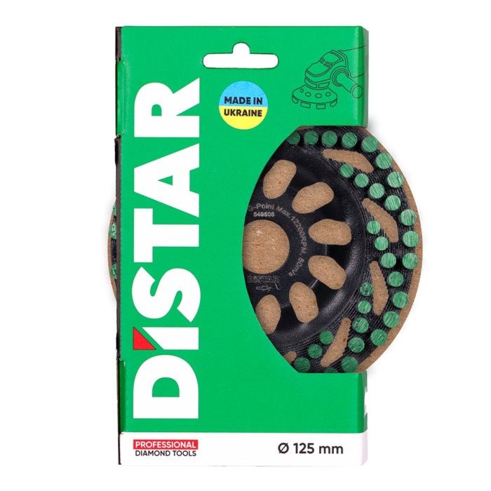 Фреза алмазная по бетону Distar DGS-S 125/22,23 Green Point (11127048020)