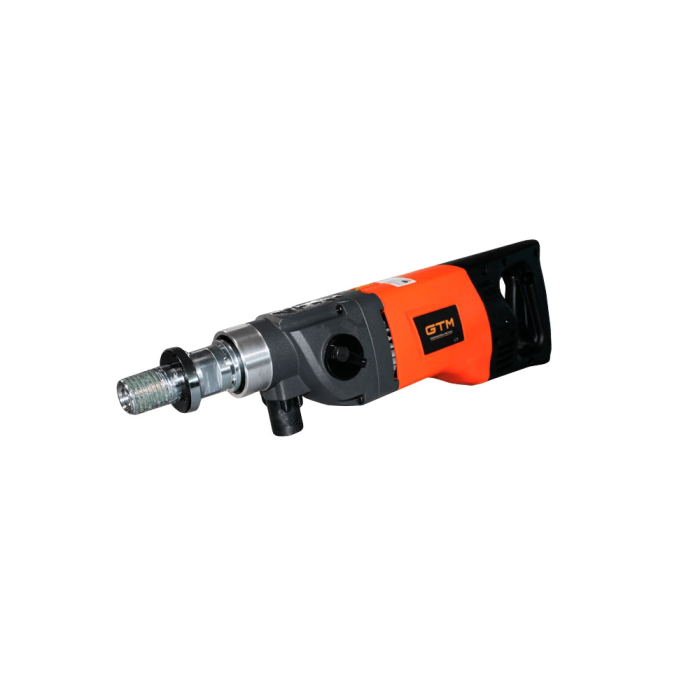 Дрель алмазного бурения GTM DK-160/2PD с микроударом в кейсе (39271)