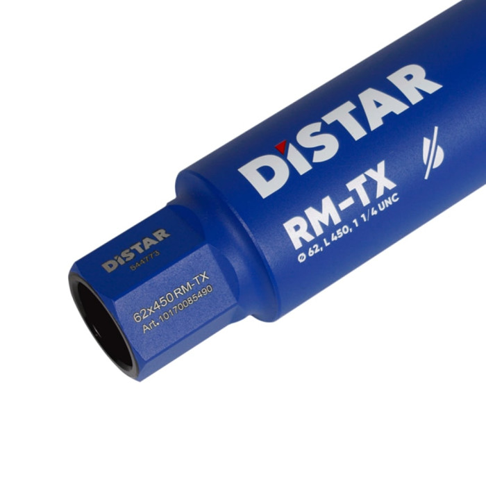Коронка алмазна по бетону Distar DDS-W 062x450-5x1 1/4 UNC RM-TX, для роботи з мікроударом (10170085490)