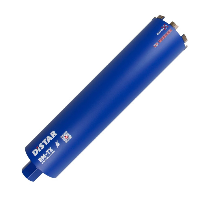 Коронка алмазна по бетону Distar DDS-W 112x450-8x1 1/4 UNC DLD 112 RM-TX, для роботи з мікроударом (10170429031)