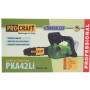 Аккумуляторная цепная пила Procraft PKA42Li (без АКБ и ЗУ) (030421)