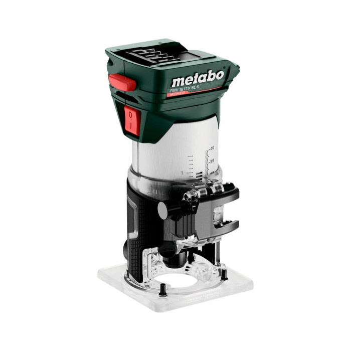 Аккумуляторный фрезер для обработки кромок Metabo FMV 18 LTX BL 8, цанговый патрон 6,8 мм (601742850)