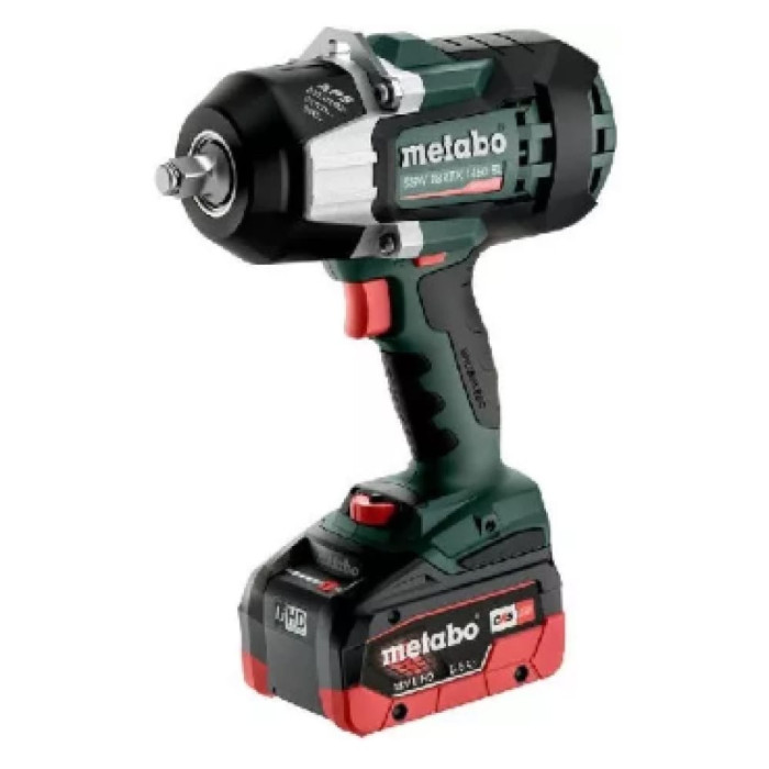 Аккумуляторный ударный гайковерт Metabo SSW 18 LTX 1450 BL (2x LiHD 5,5Ah, ASC 145, metaBOX 145 L) (602401660)