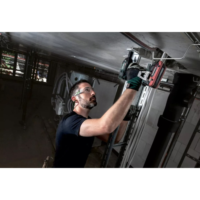 Аккумуляторный ударный гайковерт Metabo SSW 18 LTX 300 BL, 2x LiHD 4.0Ah, 0-2650 об/мин, 3750 уд/мин, макс.момент затяжки 300 Нм (602395800)