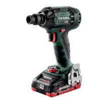Акумуляторний ударний гайковерт Metabo SSW 18 LTX 300 BL , 2x LiHD 4.0Ah, 0-2650 об/хв, 3750 уд/хв, макс.момент затяжки 300 Нм (602395800)