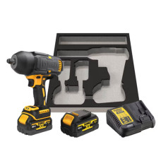 Гайкокрут ударный бесщеточный DeWALT DCF900P2G, XR Li-Ion 18 В 5 Аг GFN блок (2 аккумулятора, зарядное устройство)